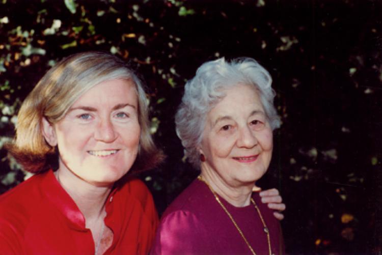 Kay Mills and Her Mother, ca. 1985.