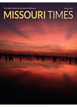 Missouri Times Spring 2022 cover featuring a sunset photo at Truman Lake in Clinton