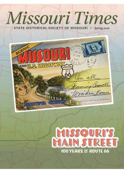 Missouri Times Spring 2026 cover
