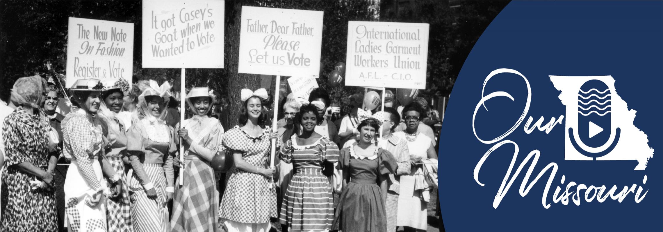 Suffrage protest