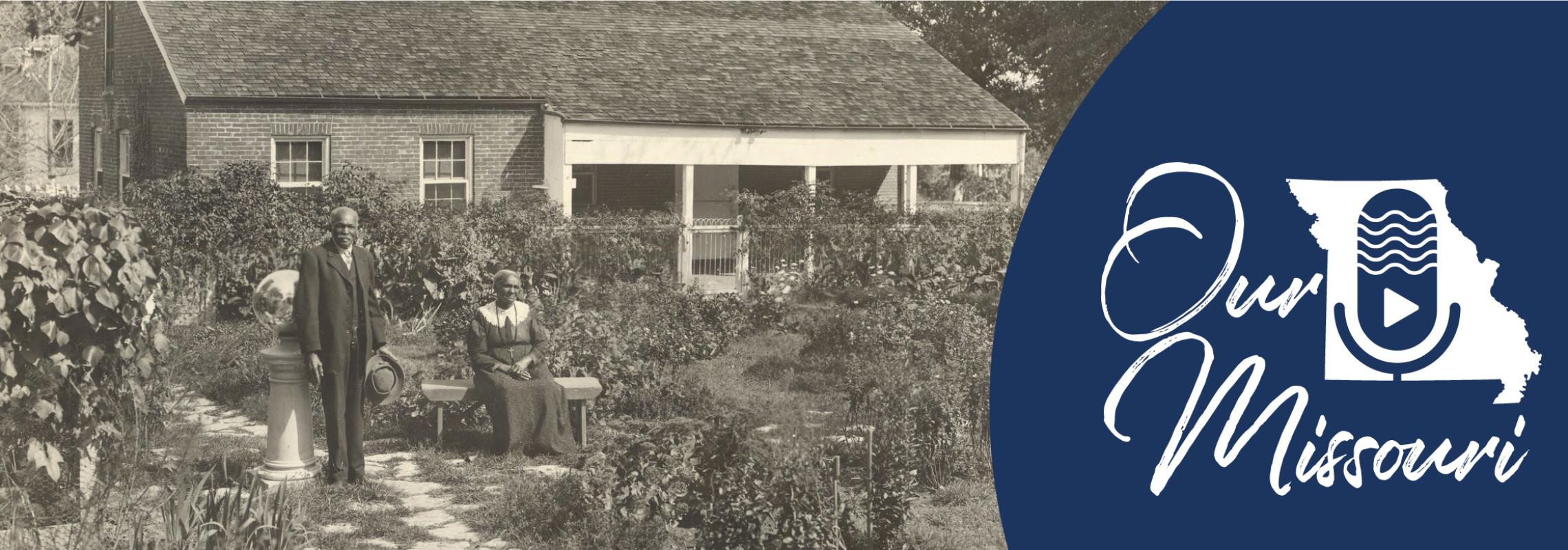 African American Couple in their Garden in St. Charles County, Missouri