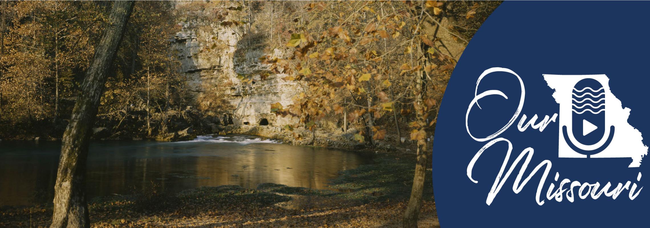 View of Big Spring Park in autumn. (Charles Trefts Photographs, P0034-0021)