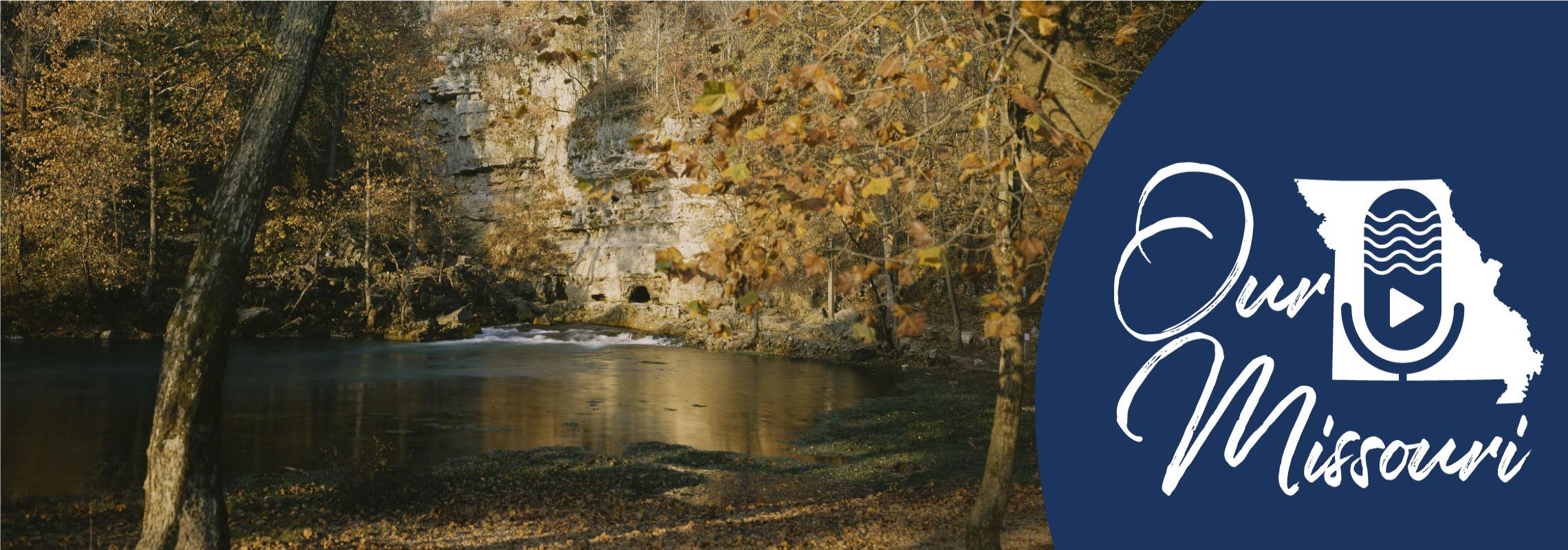 View of Big Spring Park in autumn. (Charles Trefts Photographs, P0034-0021)