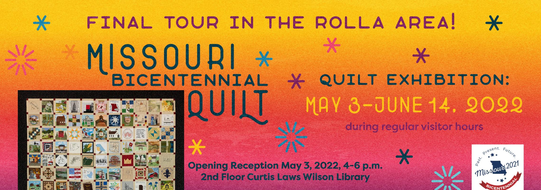 Missouri Bicentennial Quilt in Rolla May 3-June 14