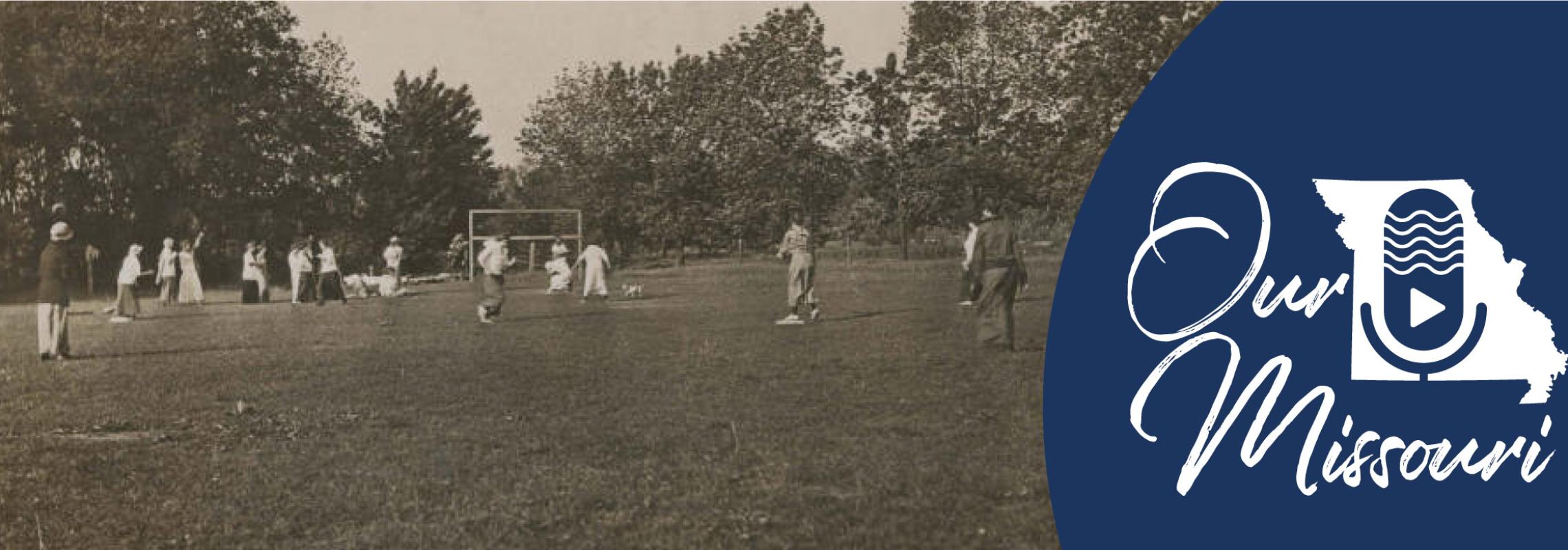 Girls Playing Soccer at North Junior High School in Kirkwood, Missouri