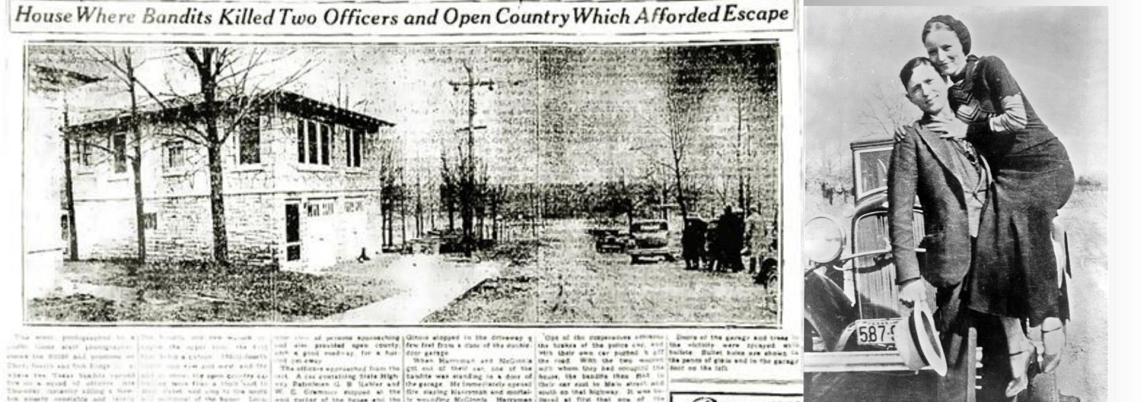 Bonnie and Clyde at Joplin Apartment