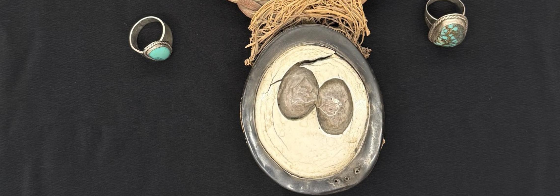 jewelry created by artist Kenneth Greene