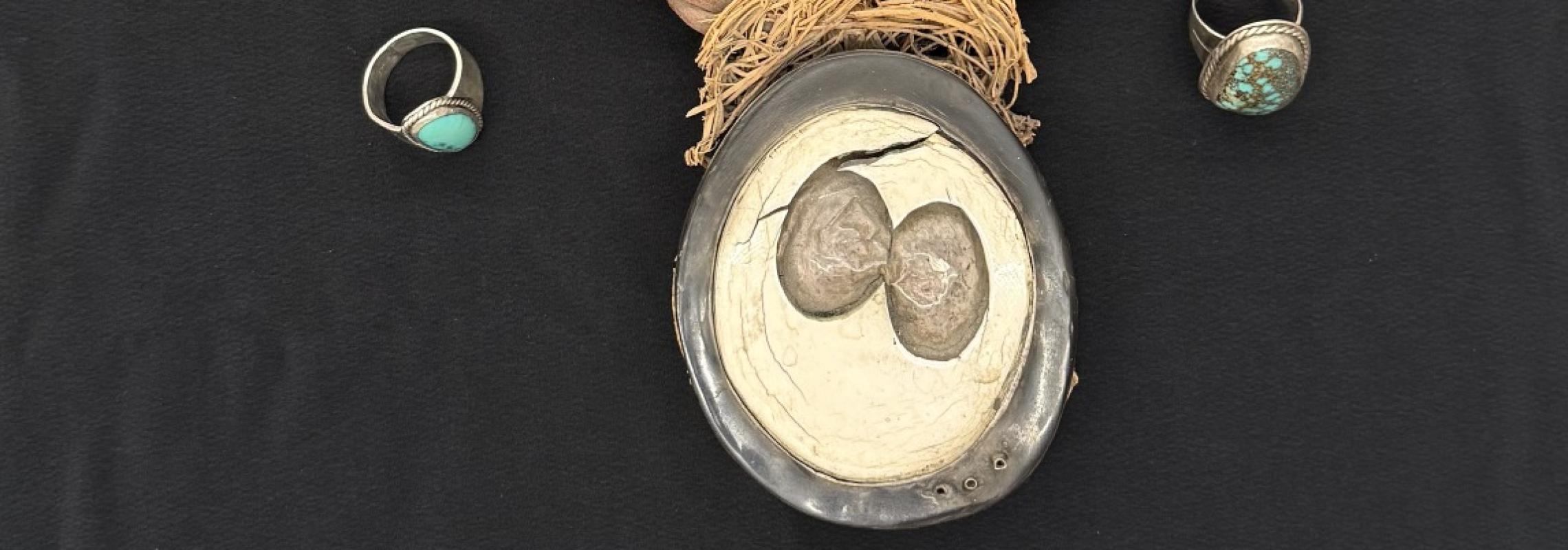 jewelry created by artist Kenneth Greene