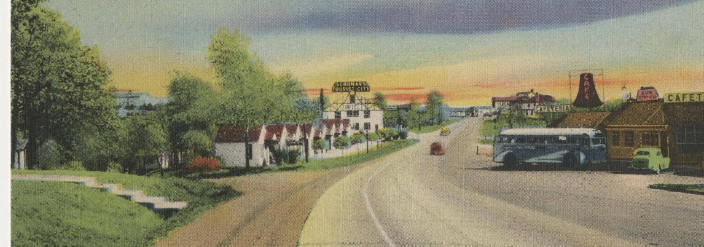 Route 66 postcard