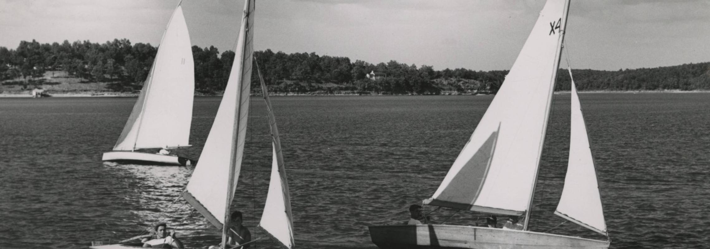Sailboats on Lake of the Ozarks
