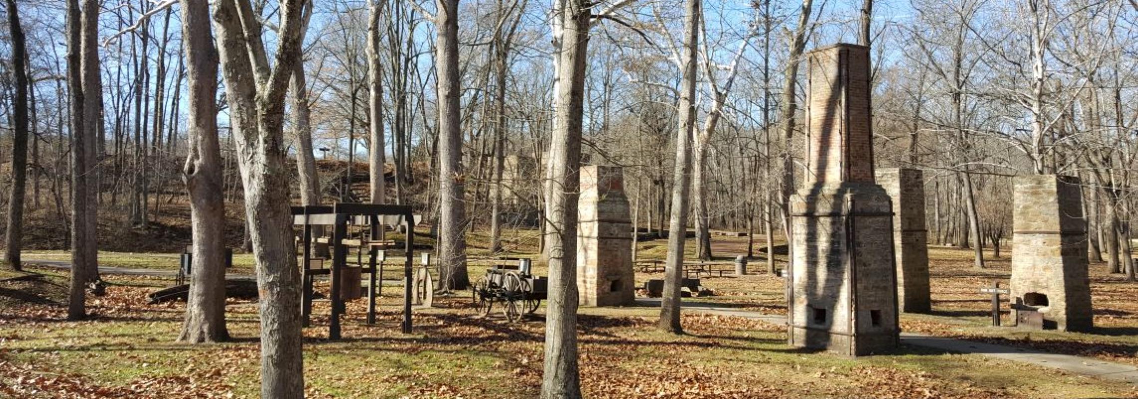 Chimneys of the Massey Iron Works
