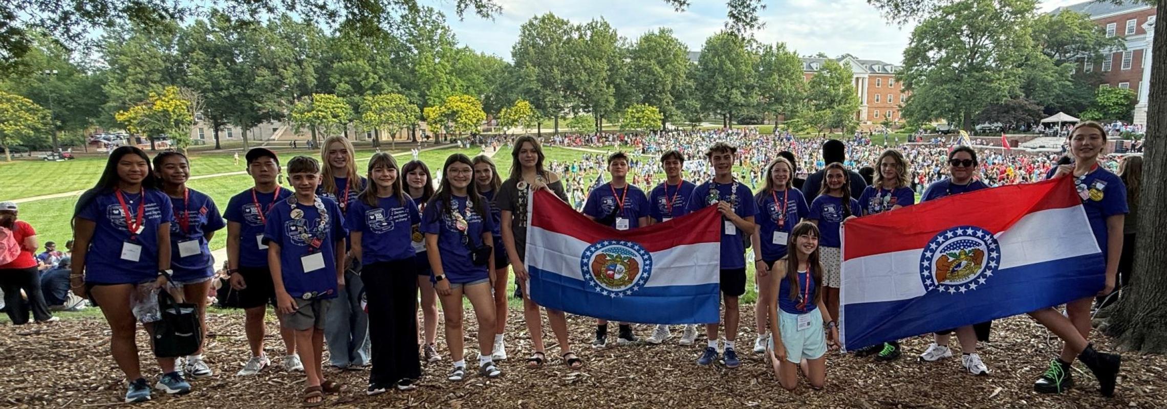 National History Missouri students in Maryland 2026