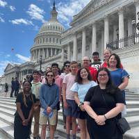 National History Day Students representing schools across Missouri tour the U.S. Capitol