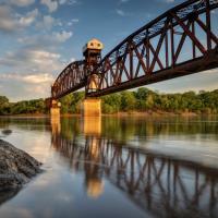 Katy Bridge at Boonville. Photograph by Notley Hawkins