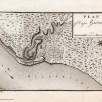 1780s map of Cape Girardeau