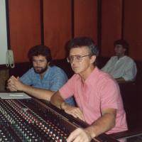 Joe Keene at board, Kennett Sound Studios