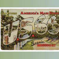 Route 66 travel exhibit