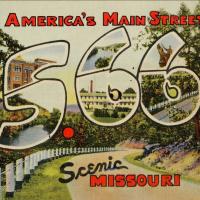 Route 66 postcard 